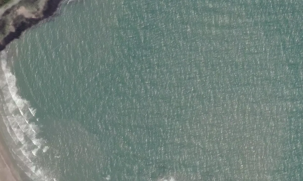 Satelite image of Traeth Bychan 1