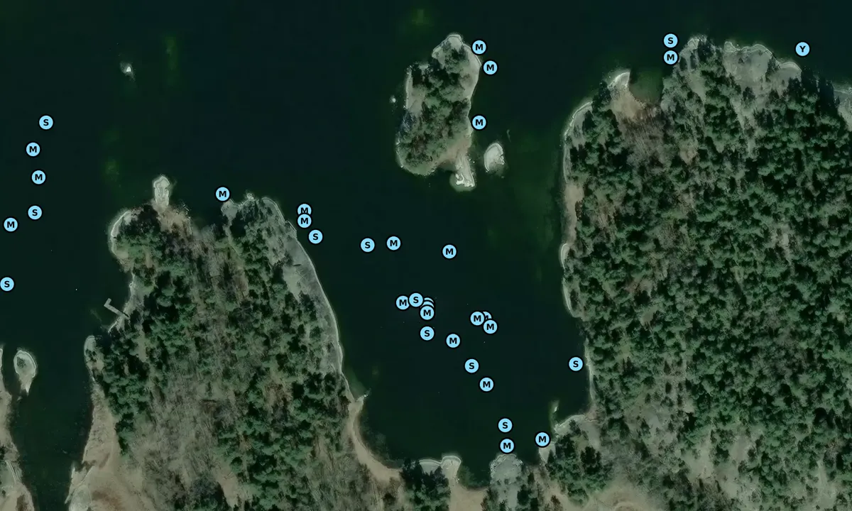 Satelite image of Träskö-Storö - Flakholmen