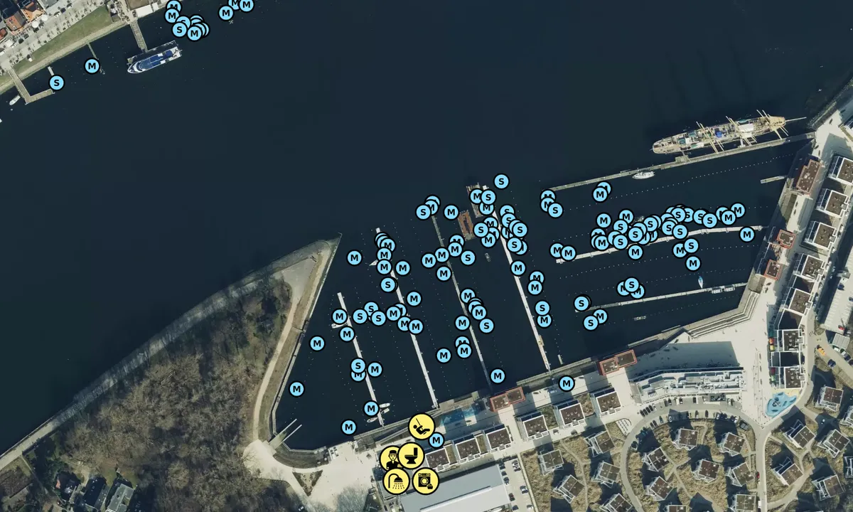 Satelite image of Travemünde Priwall