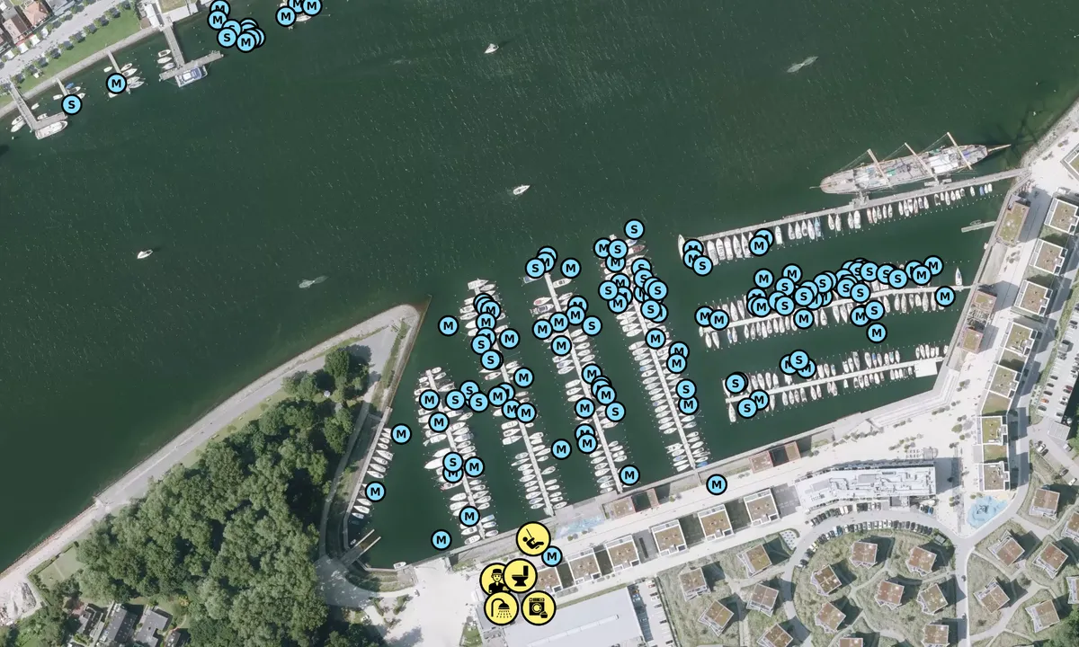 Satelite image of Travemünde Priwall