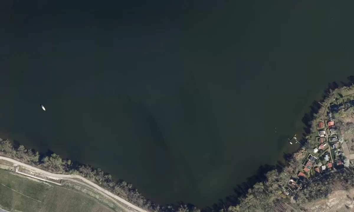 Flyfoto av Trebelsee