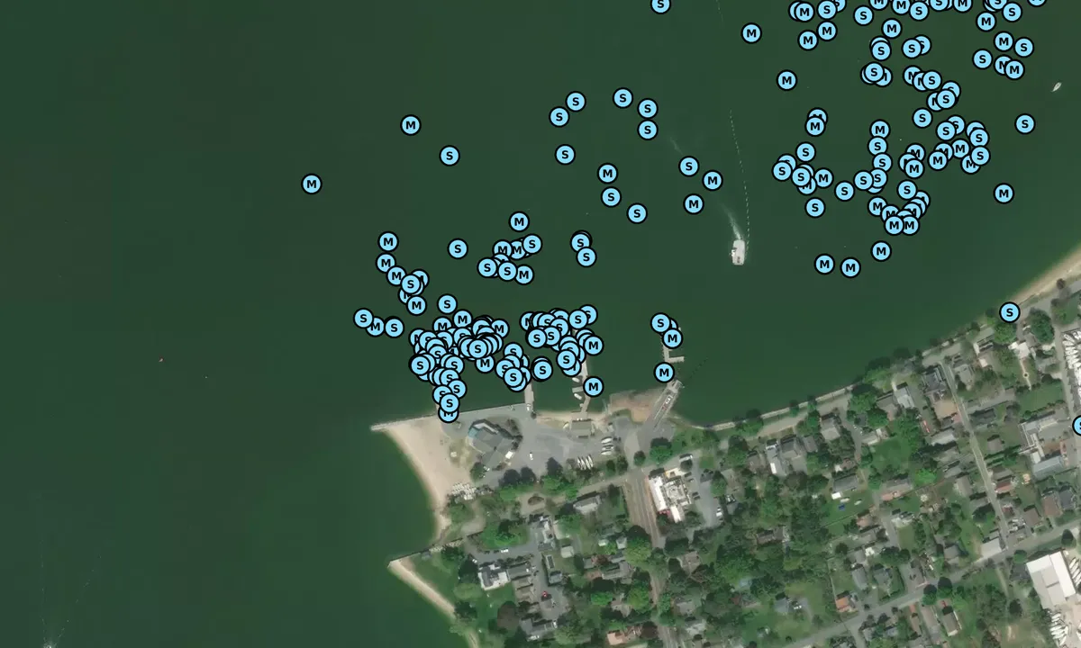 Satelite image of Tred Avon Yacht Club (Private)