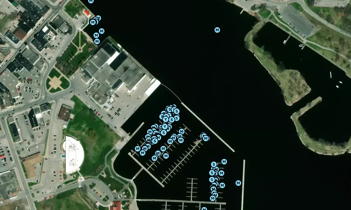 Satelite image of Trent Port Marina 1