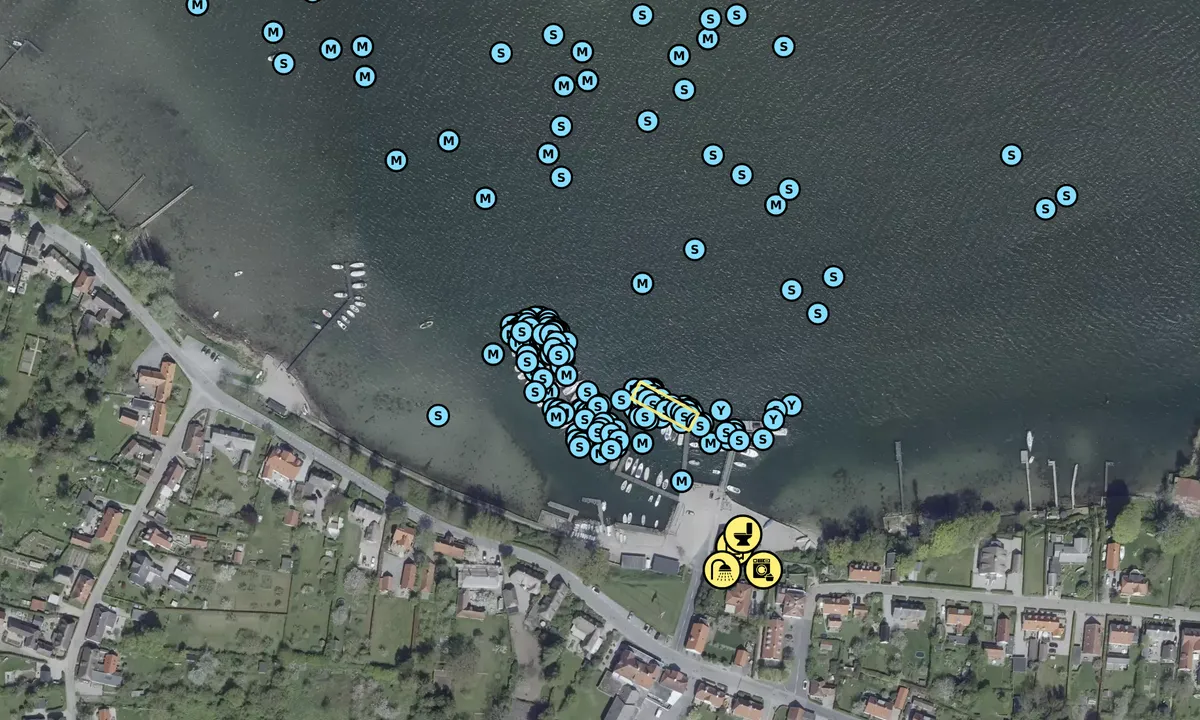 Satelite image of Troense Havn