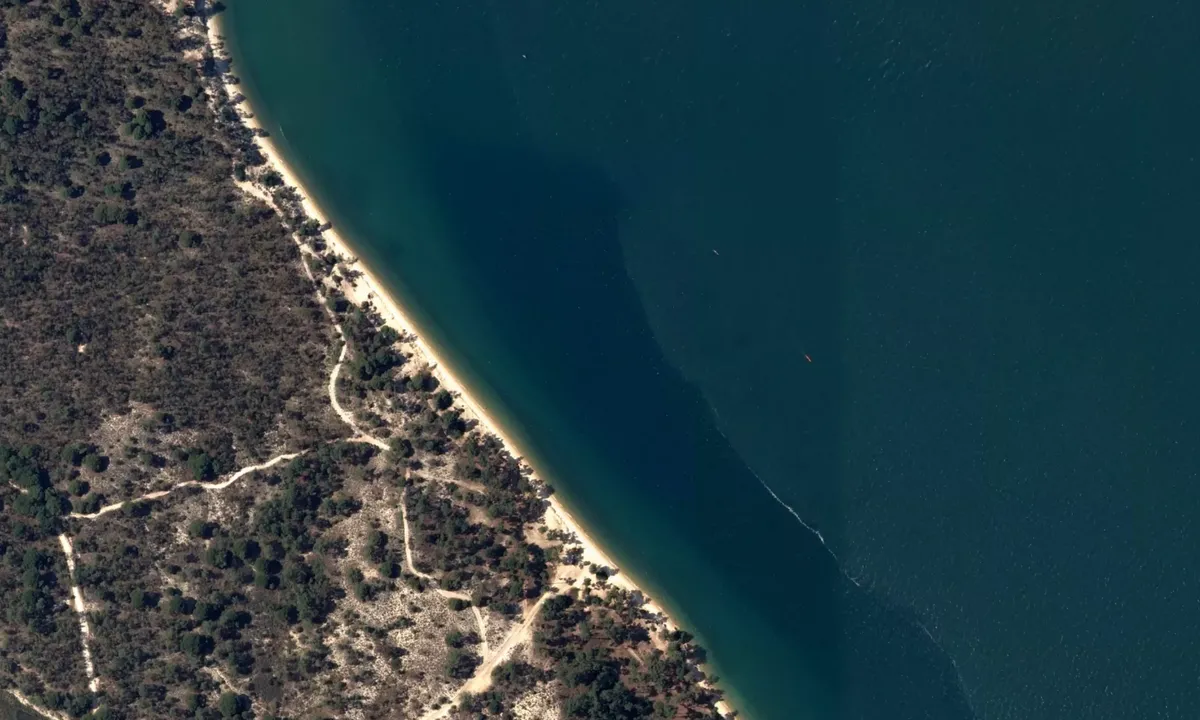 Flyfoto av Troia Peninsula
