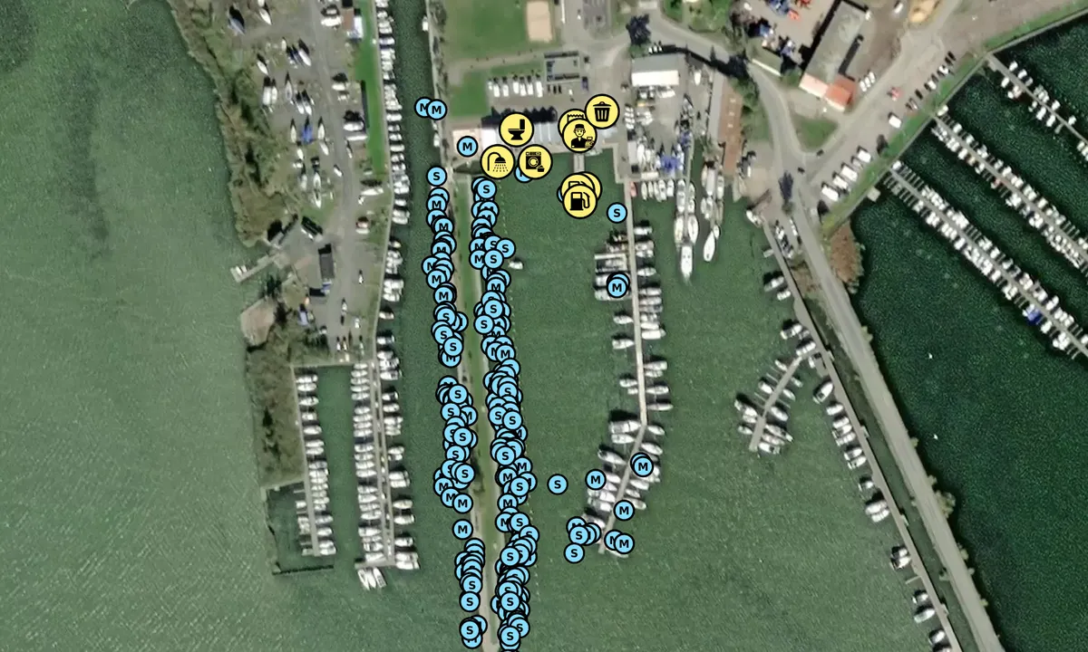 Satelite image of Trosa Gästhamn