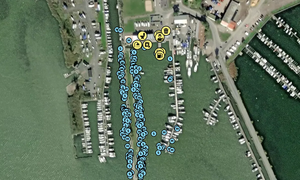 Satelite image of Trosa Gästhamn