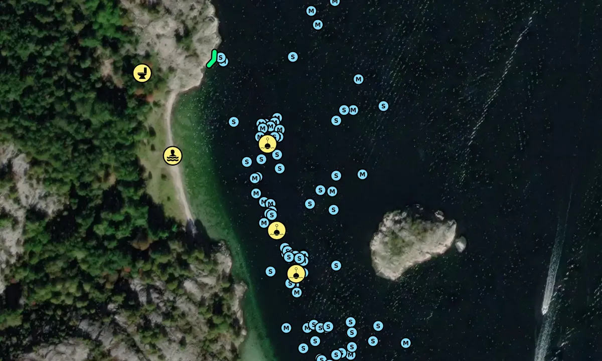 Satelite image of Trossö - SXK Västkust