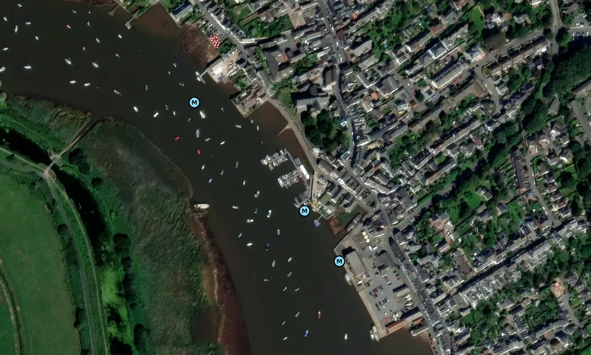 Satelite image of Trouts Boatyard