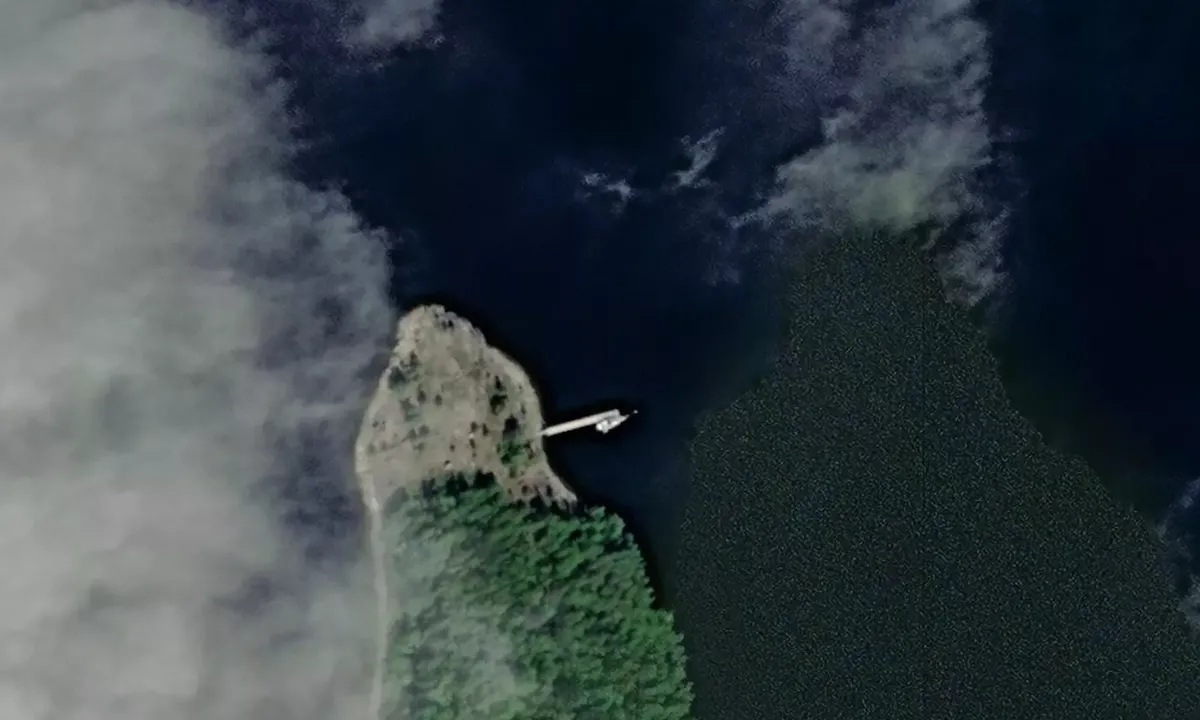 Satelite image of Truthällan kolkajen