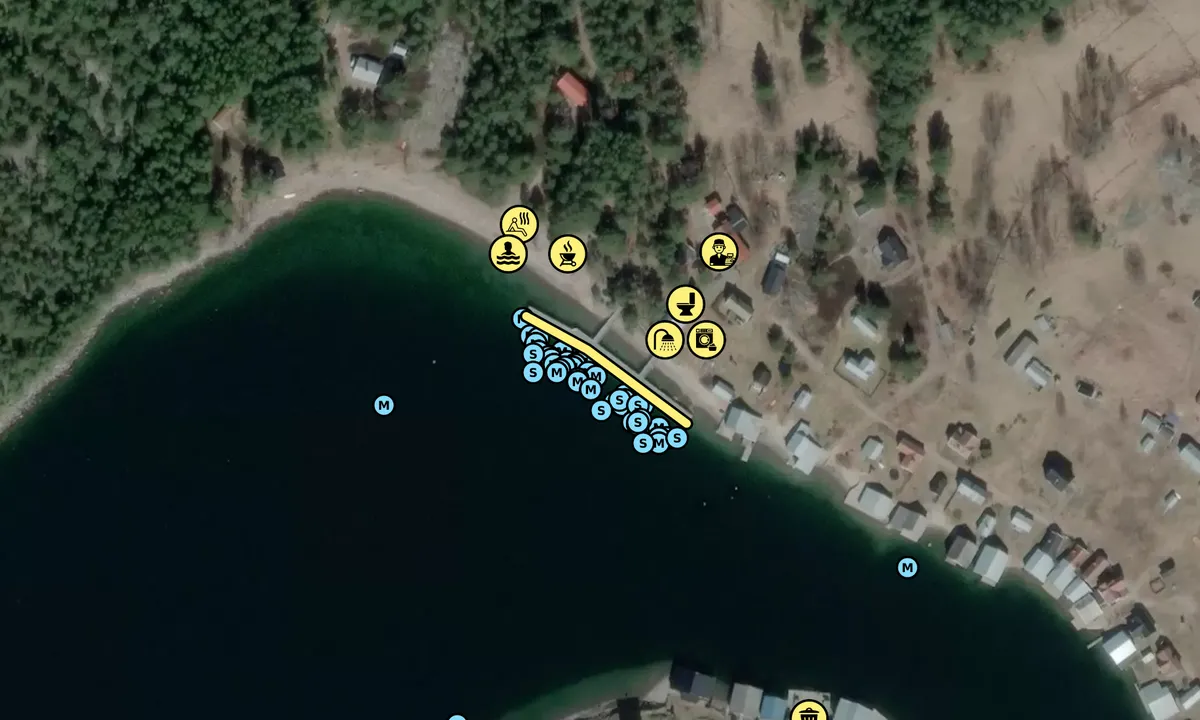 Satelite image of Trysunda Gästhamn
