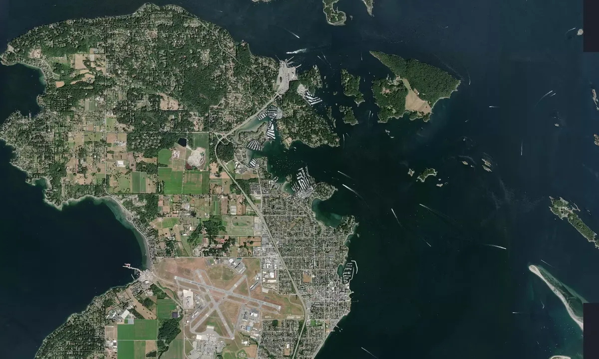 Flyfoto av Tsehum Harbour Authority