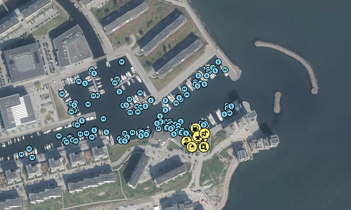 Satelite image of Tuborg Havn