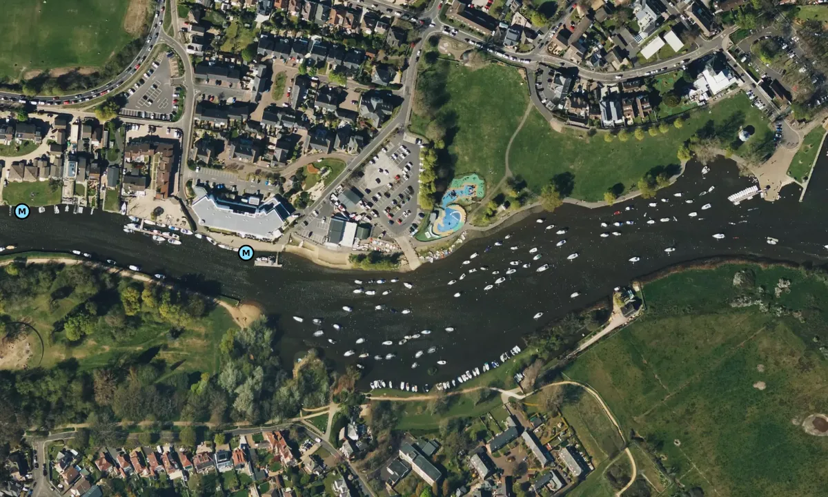 Satelite image of Tuckton Slipway