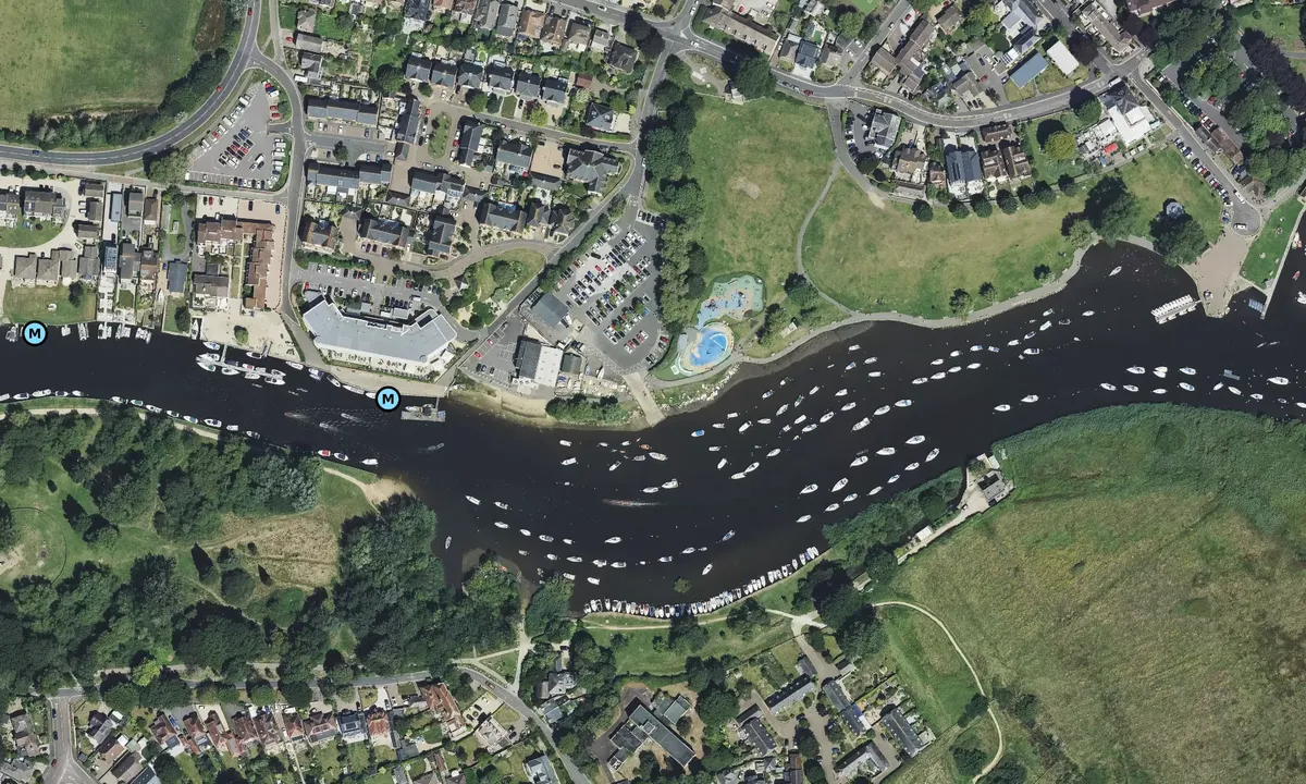 Satelite image of Tuckton Slipway