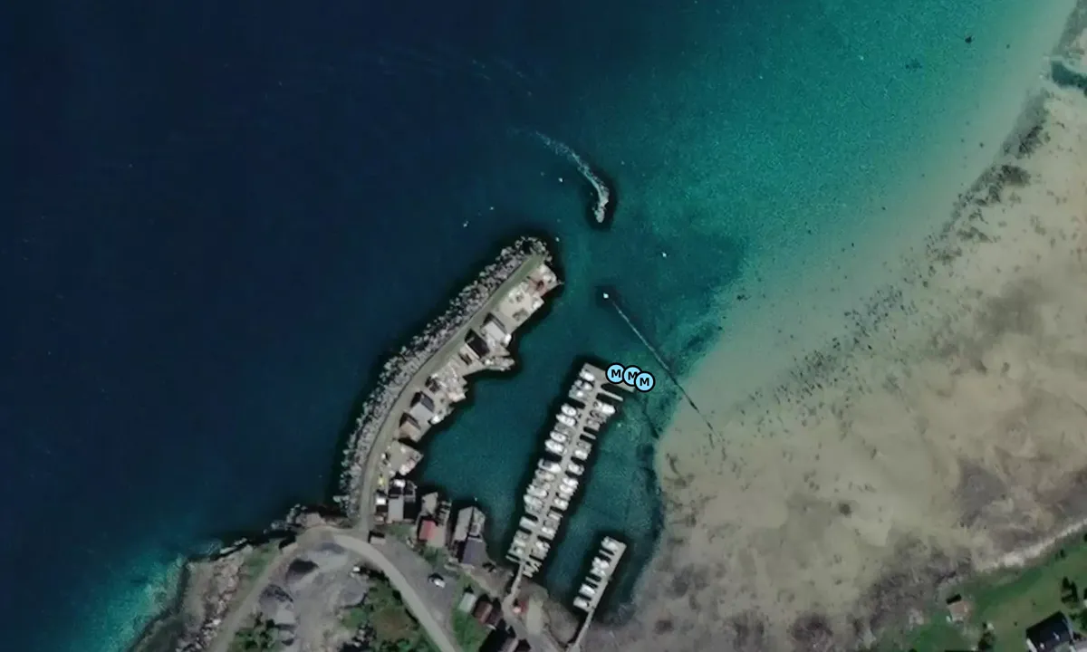 Satelite image of Tukthuset Båtforening