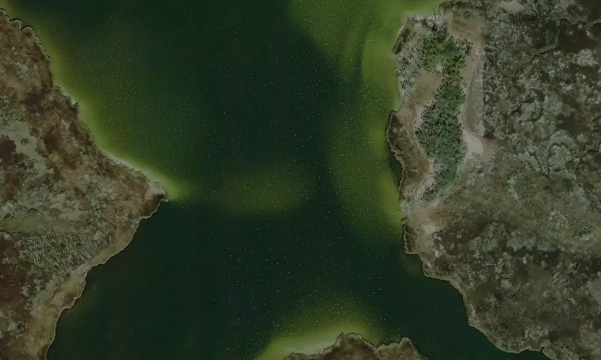 Satelite image of Turnagain Bay - Beyond Canal