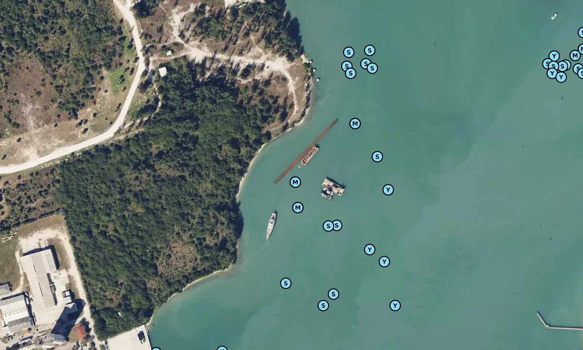 Satelite image of Turning Basin - Fort Pierce