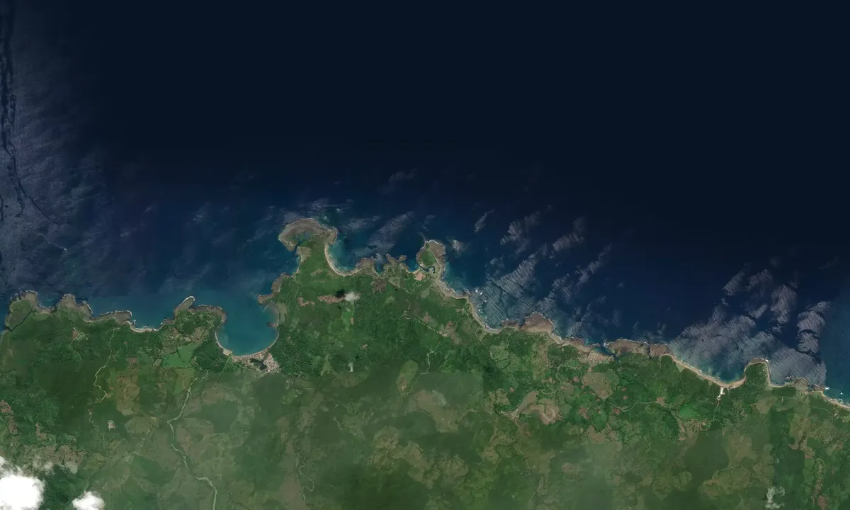 Flyfoto av Turtle Cay Marina - Nombre de Dios