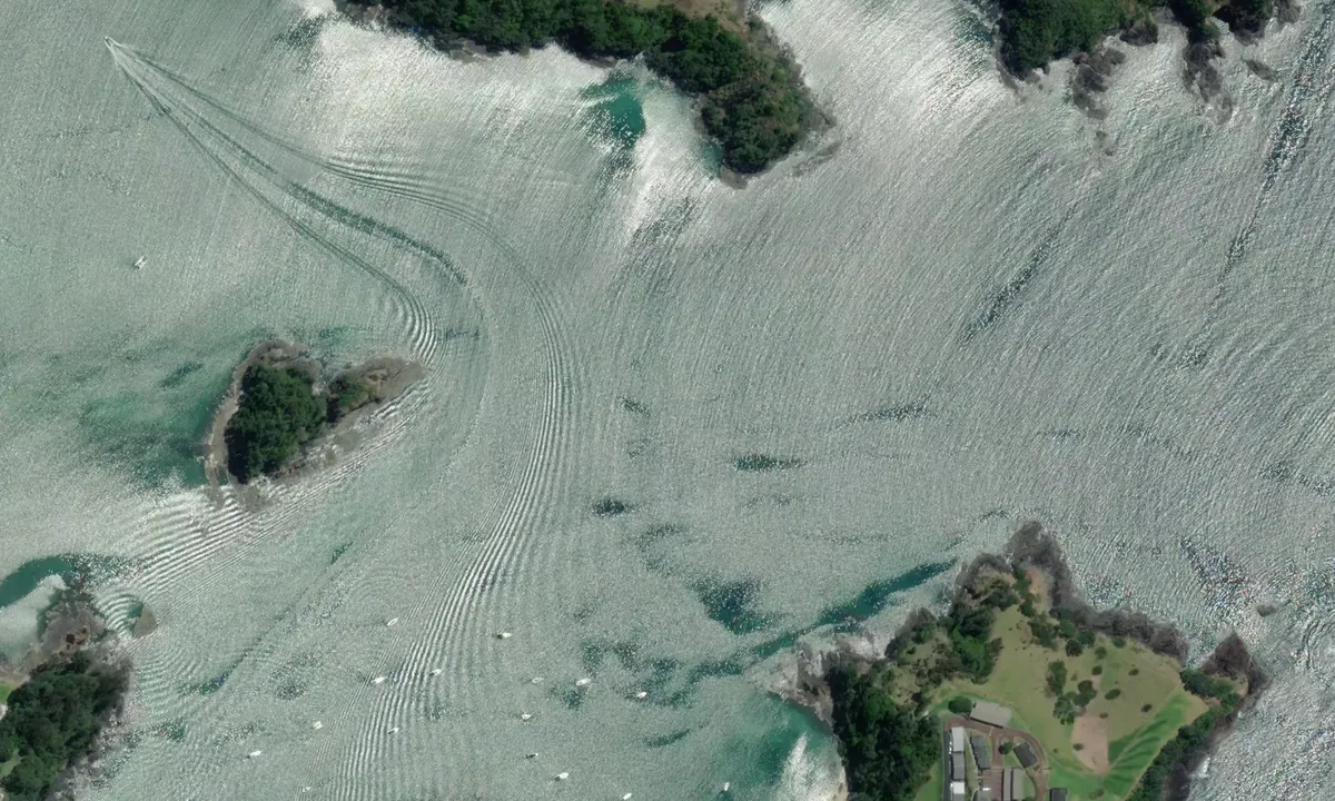 Flyfoto av Tutukaka Bay