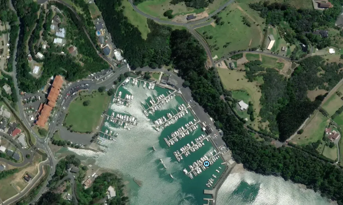 Satelite image of Tutukaka Marina 1