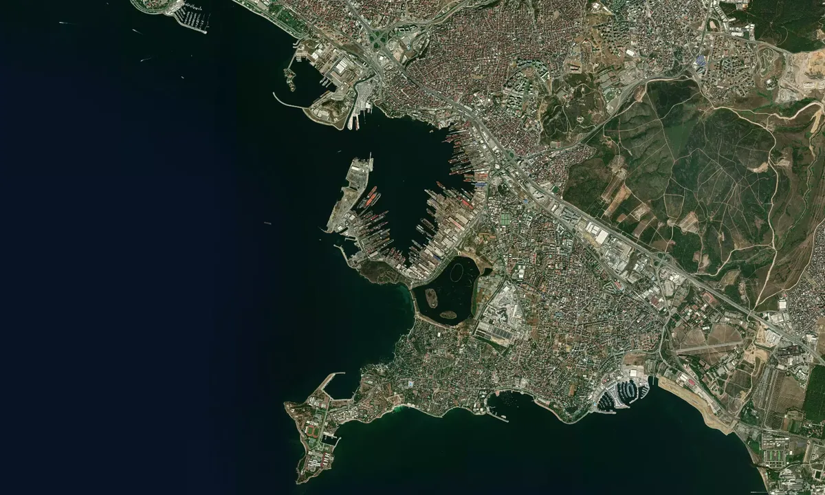 Flyfoto av Tuzla Shipyard