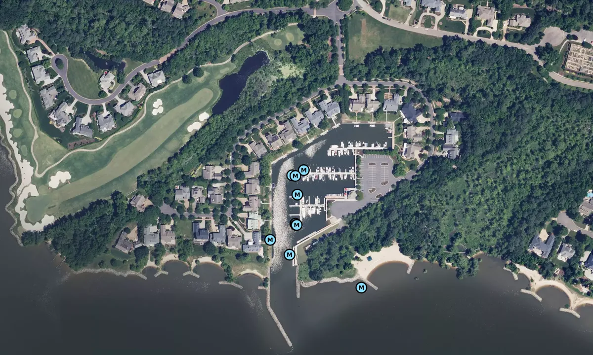Satelite image of Two Rivers Yacht Club