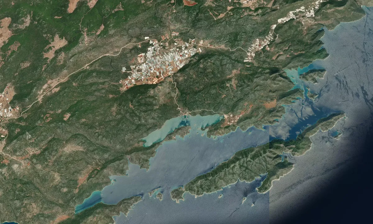 Flyfoto av Ucagiz Koyu Baglama Iskelesi