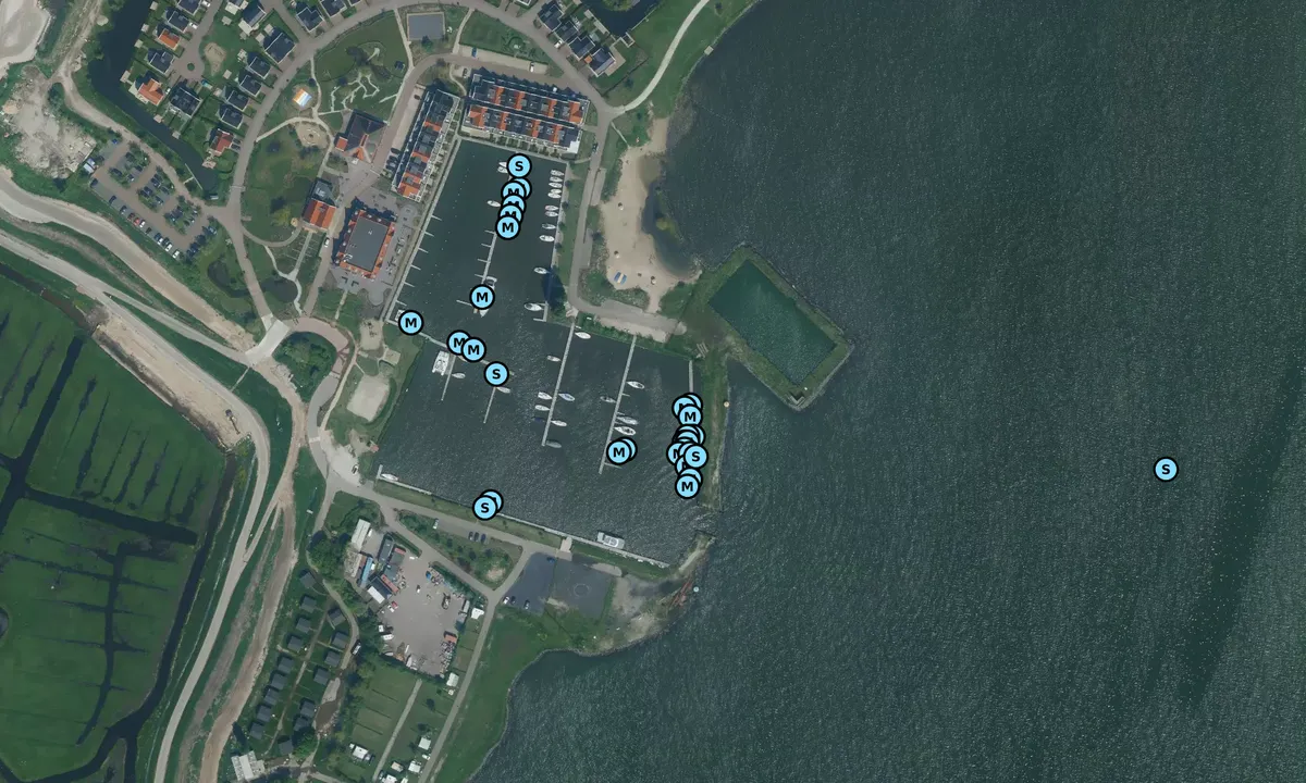 Satelite image of Uitdam Yacht Harbour