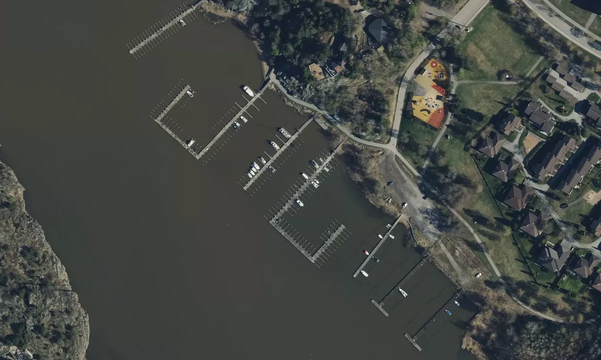 Satelite image of Uittamon satama