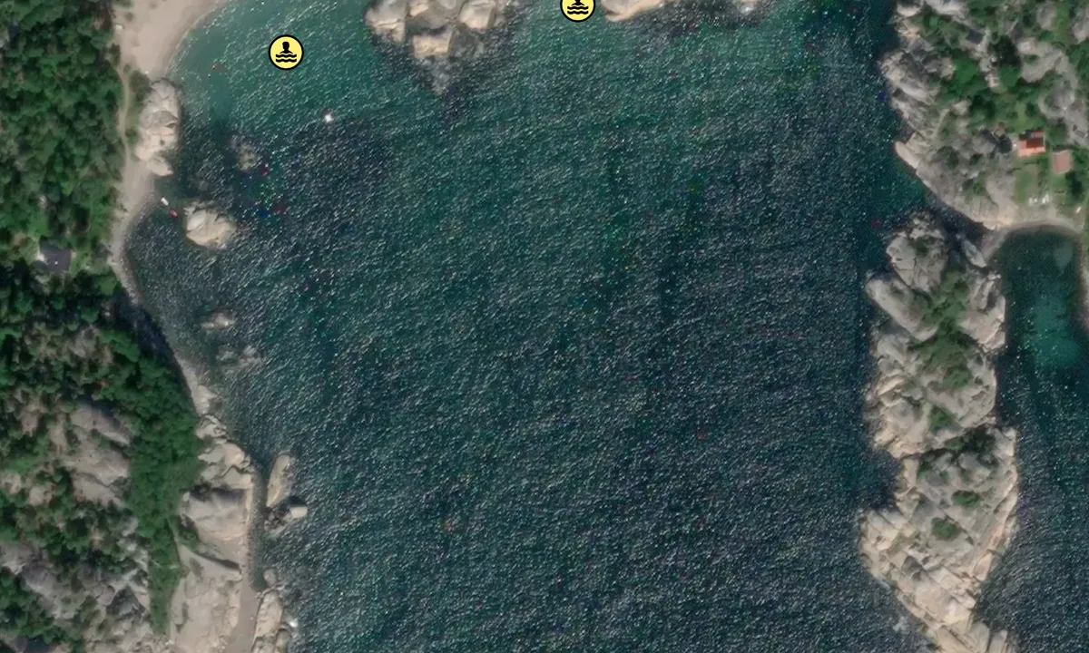 Satelite image of Ula ankring