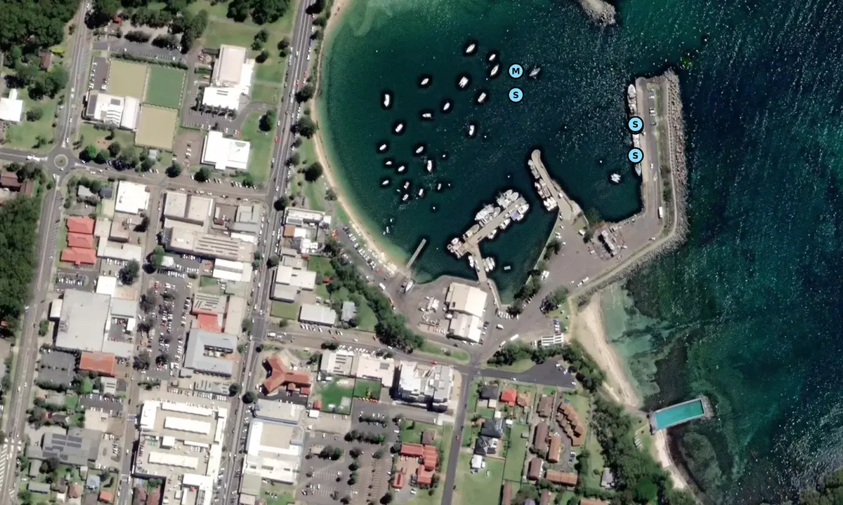 Satelite image of Ulladulla Slipway