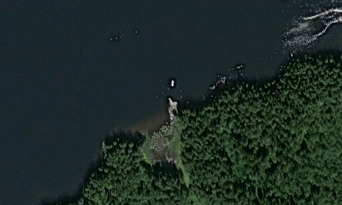 Satelite image of Ulvö