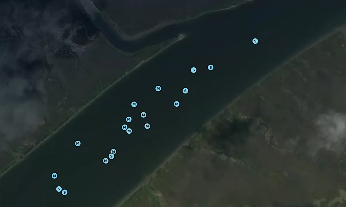 Satelite image of Umbrella Creek - 1