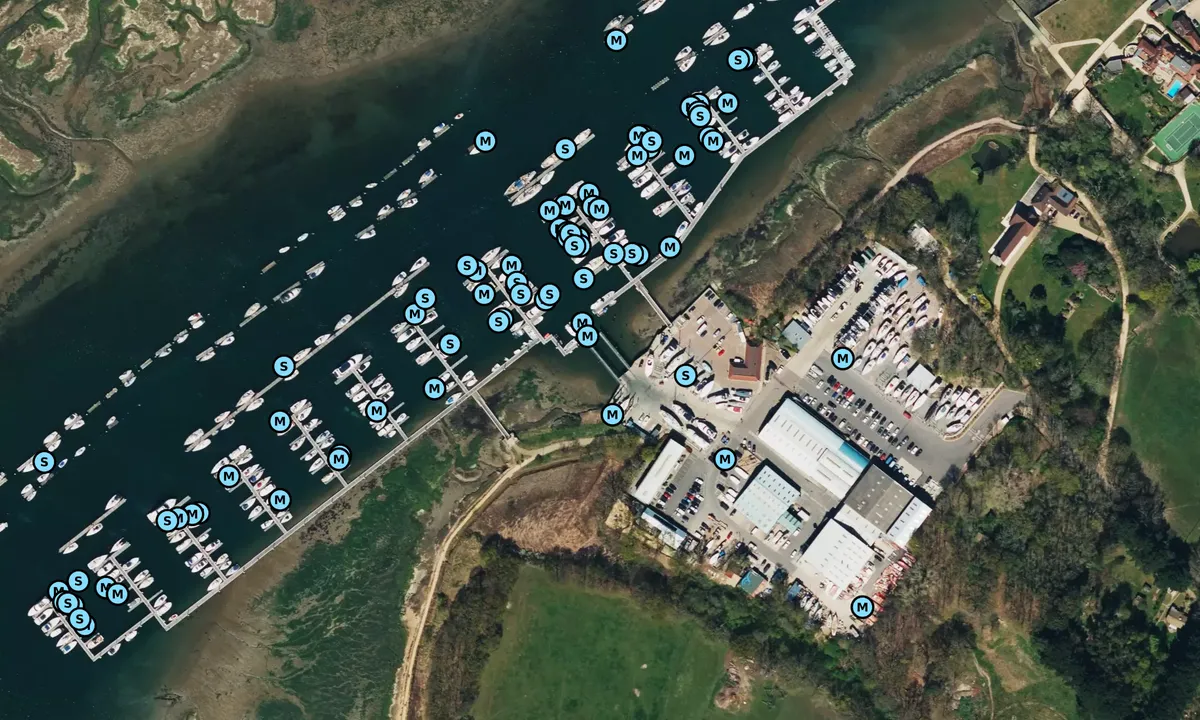 Satelite image of Universal Marina - Southampton