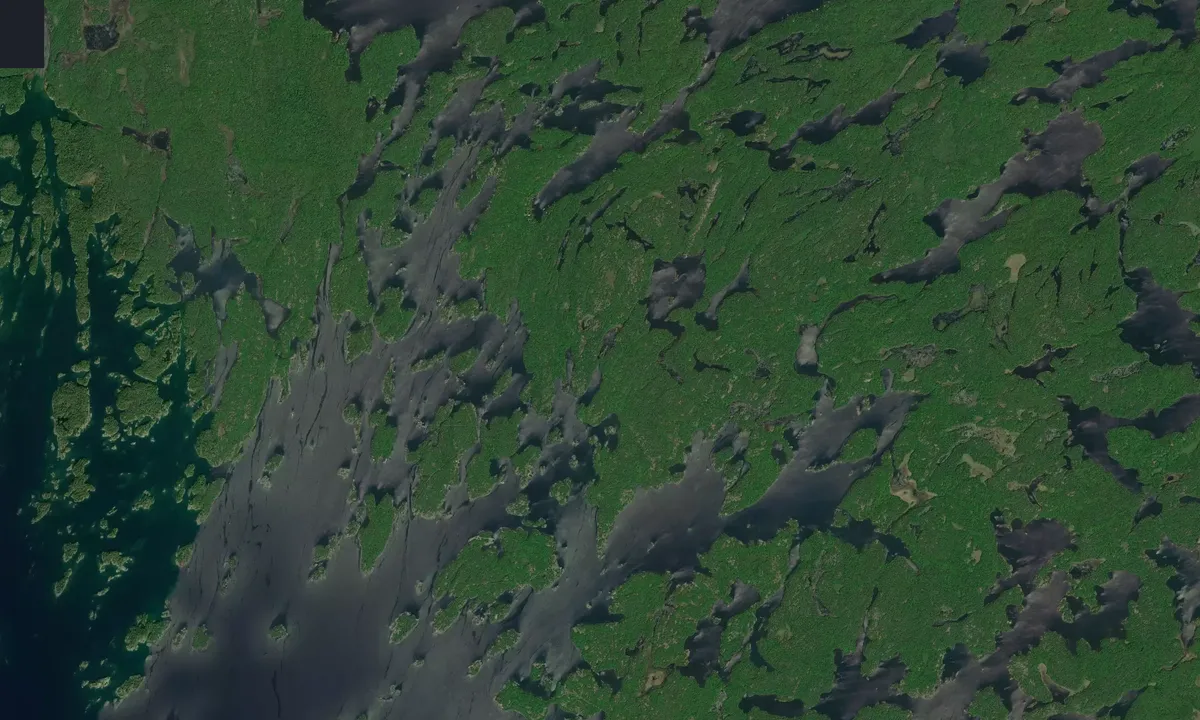 Flyfoto av Unnamed Bay Parry Sound