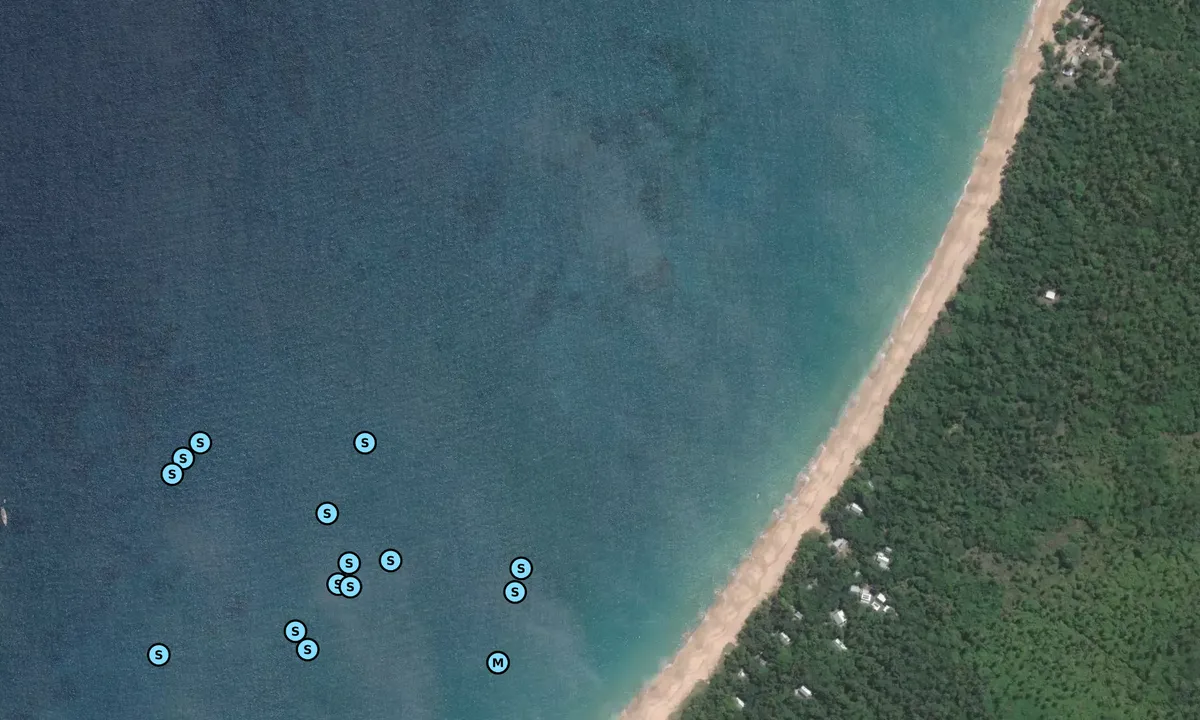 Satelite image of Uoleva Yacht Club Anchorage