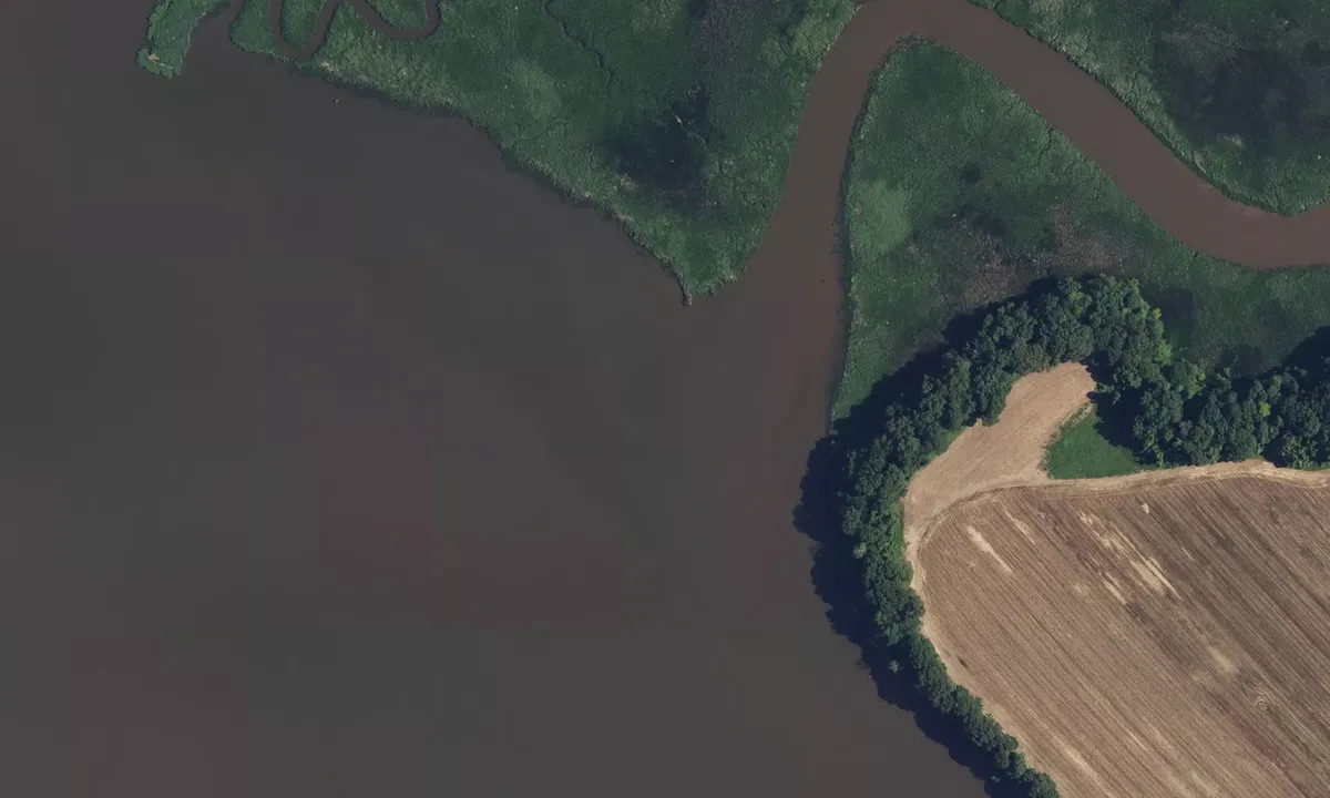 Satelite image of Upper Patuxent River - 2