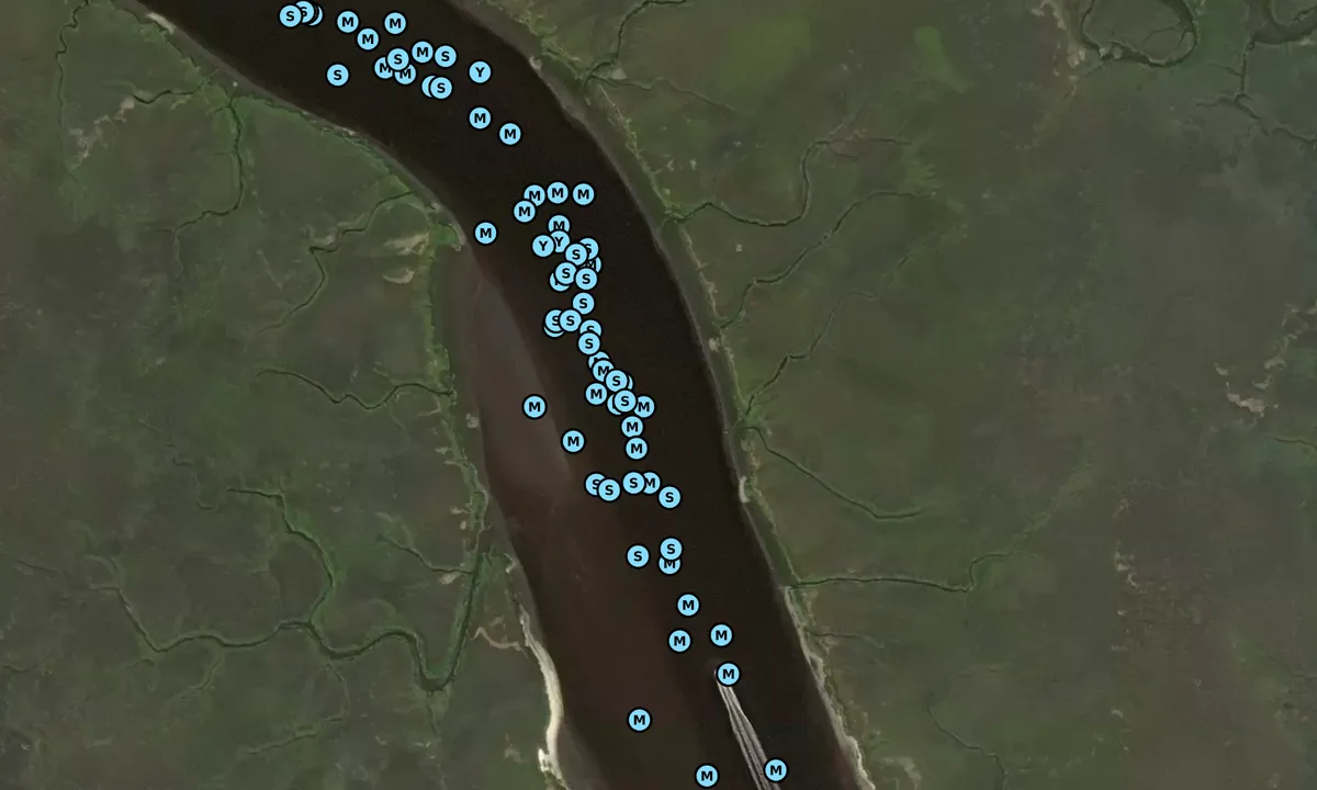 Satelite image of Upper Rock Creek