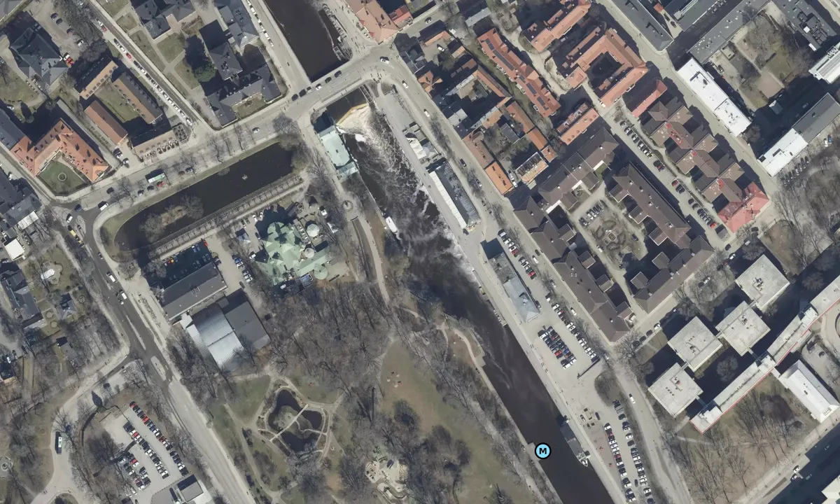 Satelite image of Uppsala