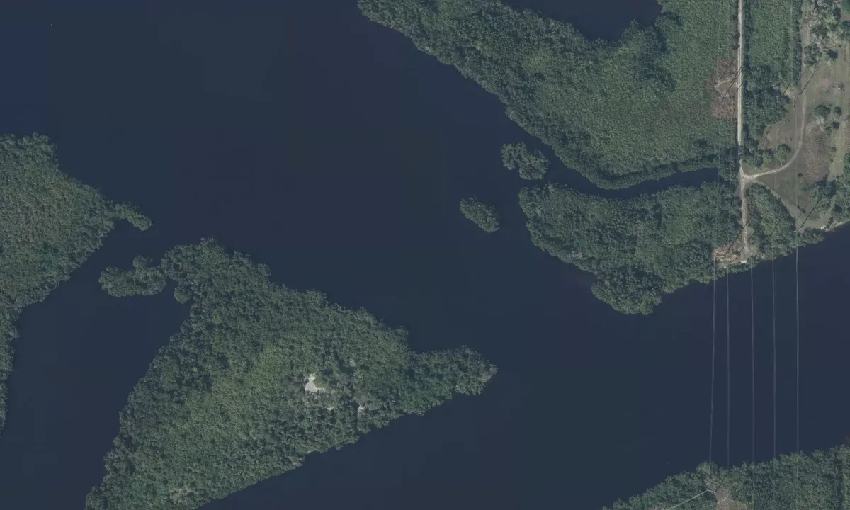 Satelite image of Upriver Campground