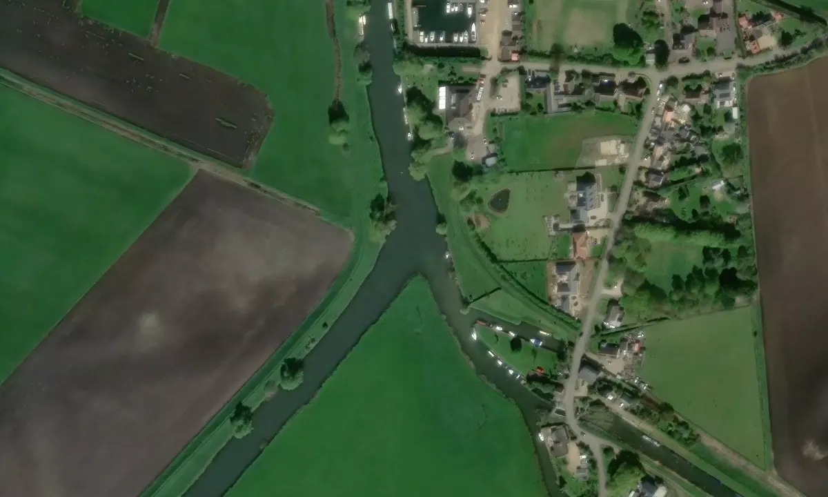 Satelite image of Upware Marina