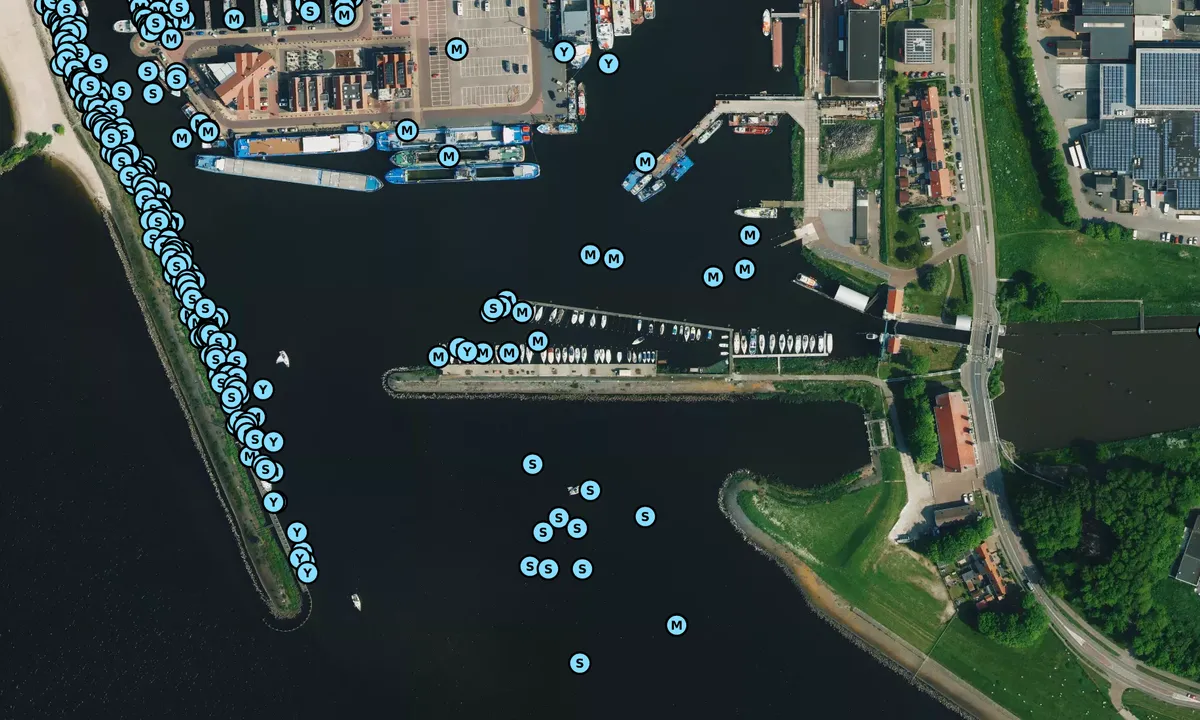 Satelite image of Urk Marina