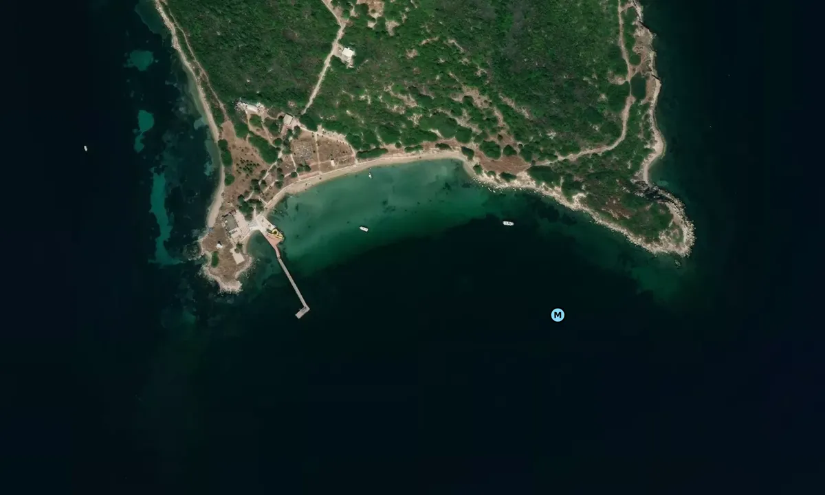 Satelite image of Urla Island - South