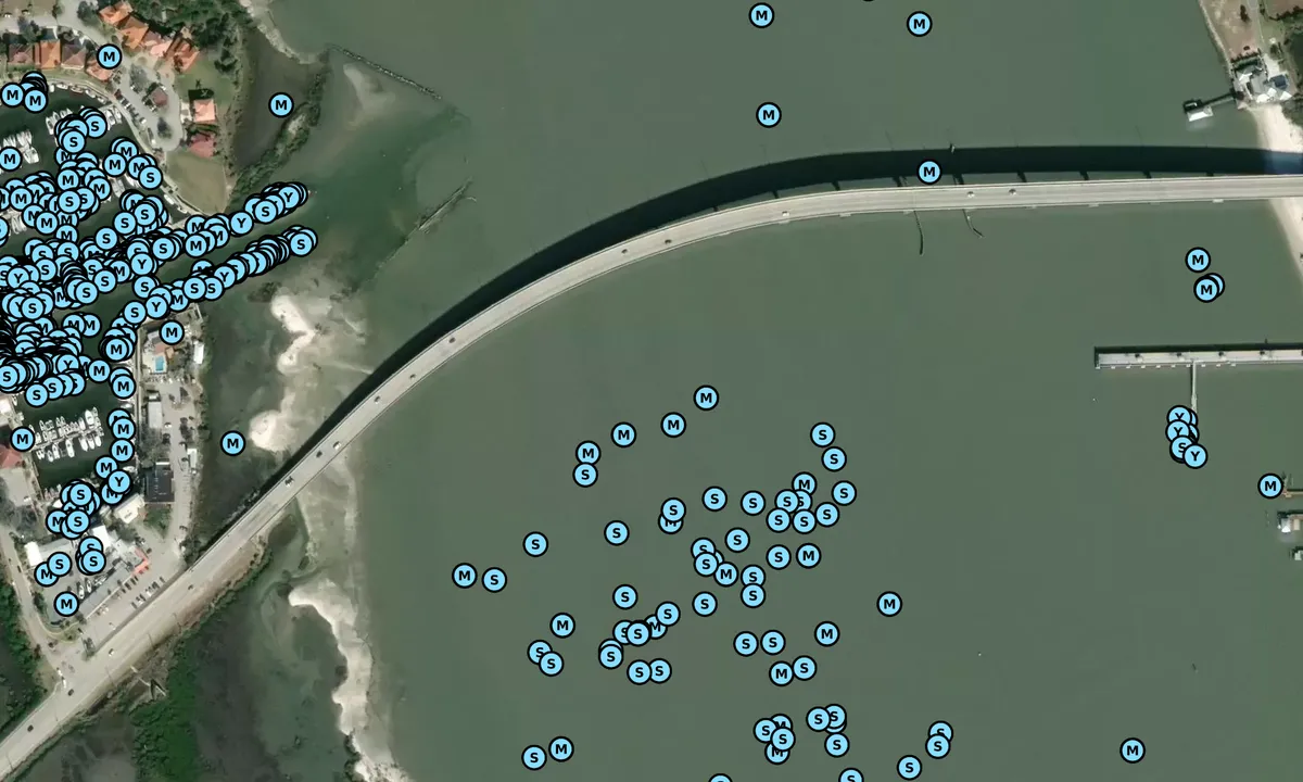 Satelite image of Usina Bridge South