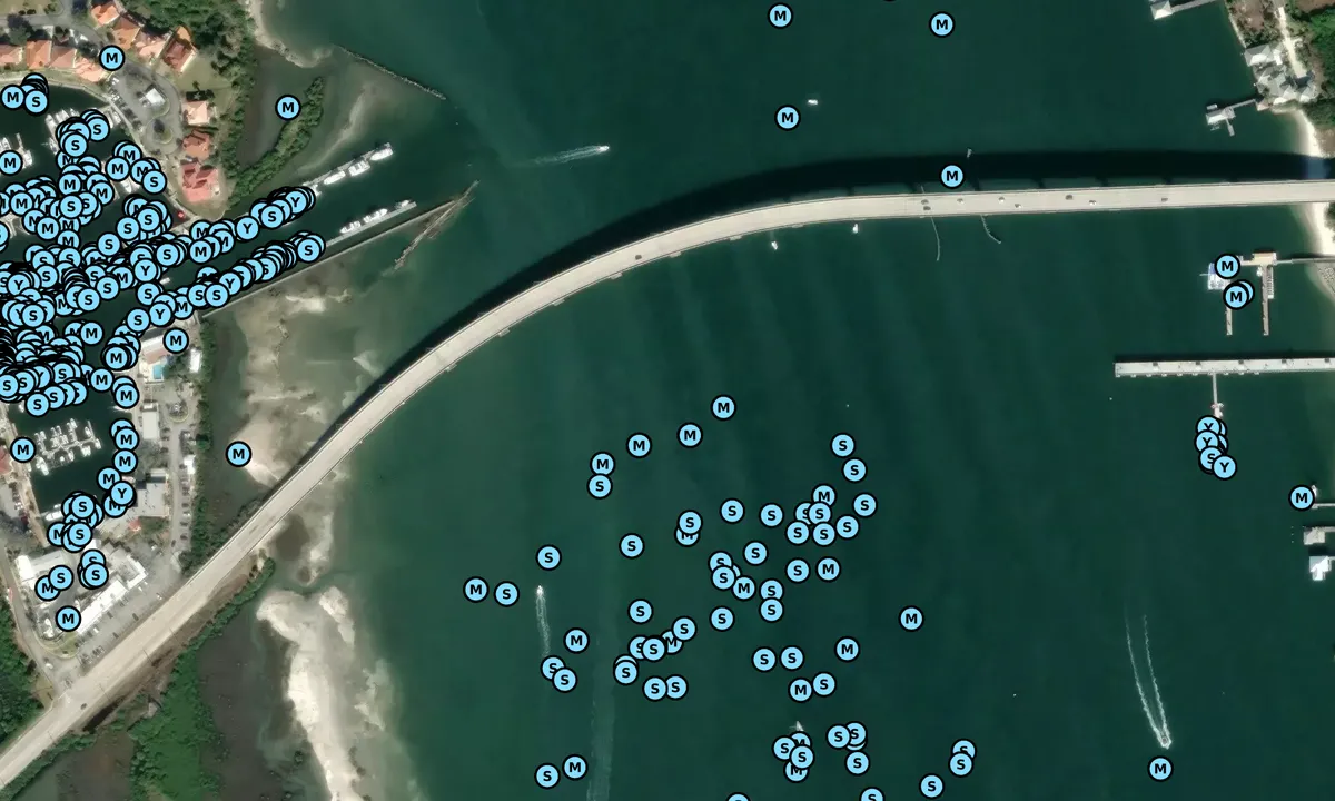 Satelite image of Usina Bridge South