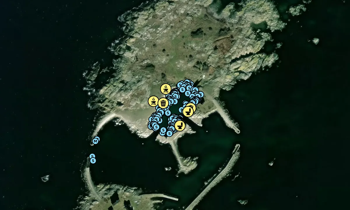 Satelite image of Utklippan