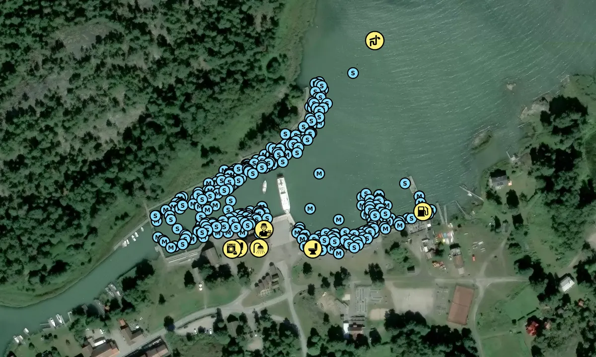 Satelite image of Utö Gästhamn - Sverige