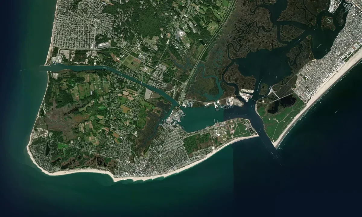 Flyfoto av Utsch's Marina - Lower Township