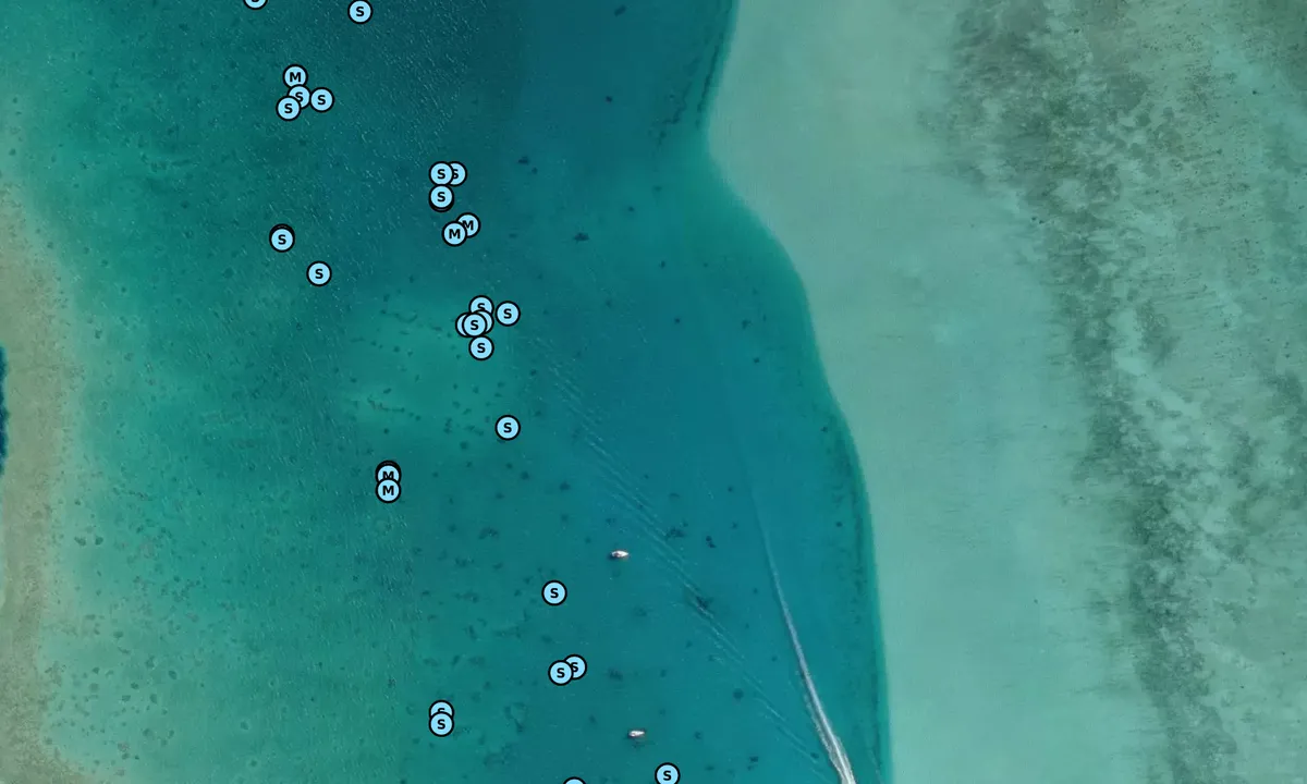 Satelite image of Uturoa